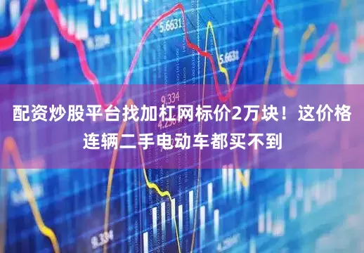 配资炒股平台找加杠网标价2万块！这价格连辆二手电动车都买不到